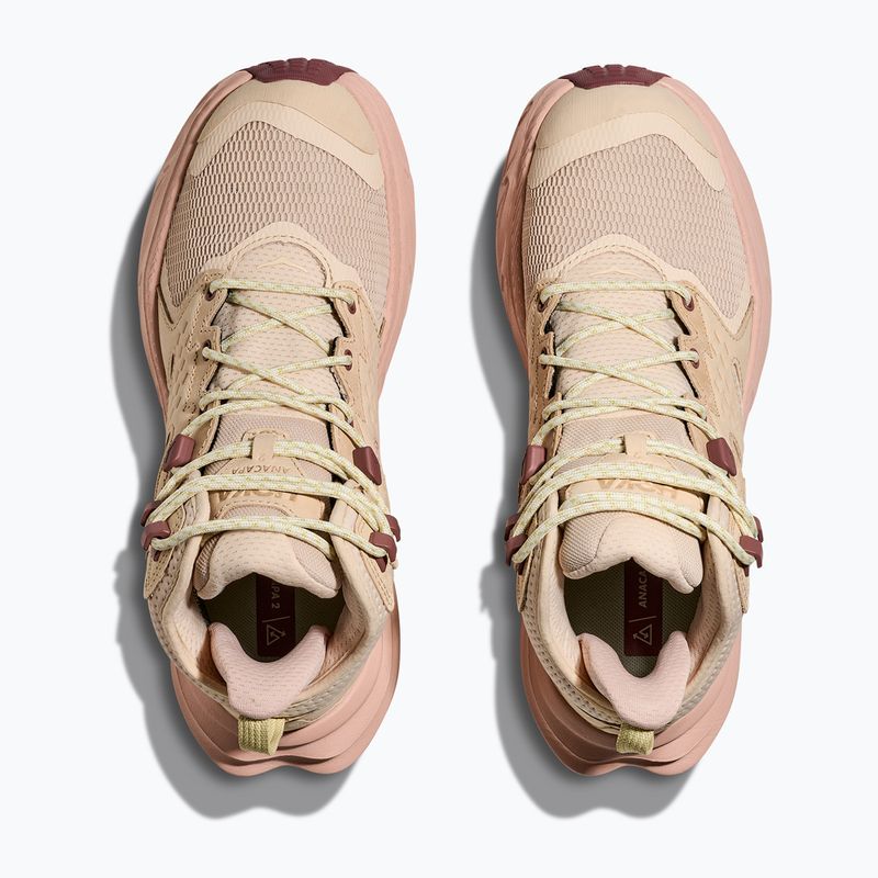HOKA Damen Wanderschuhe Anacapa 2 Mid GTX Eiche/Rose Latte 8