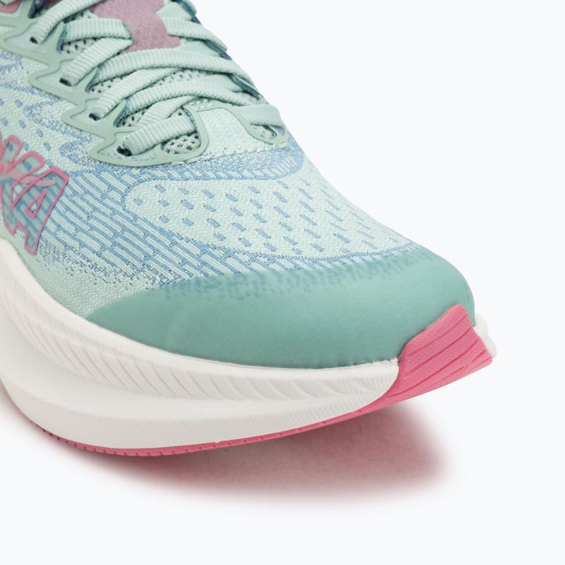 HOKA Mach 6 jade/alpine blau Kinder Laufschuhe 7