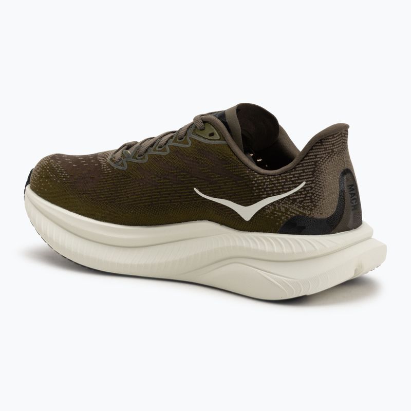 HOKA Mach 6 Herren Laufschuhe antique olive/truffle salt 3