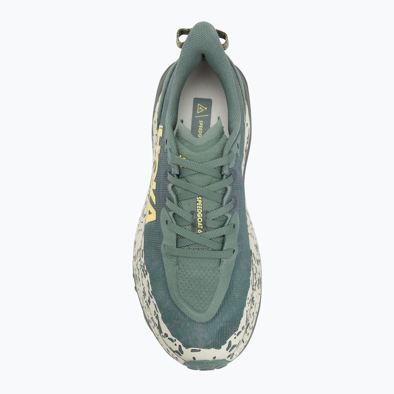 HOKA Speedgoat 6 Herren Laufschuhe fern/asphalt grau 5