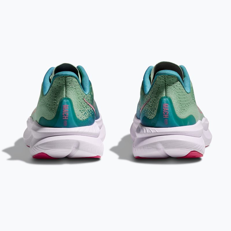 Damen Laufschuhe HOKA Mach 6 jadeite/alpine blau 6