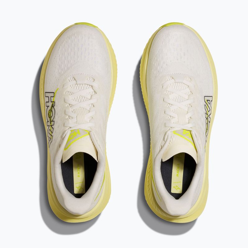 Damen Laufschuhe HOKA Mach 6 weiß/neon hoka citrus 8