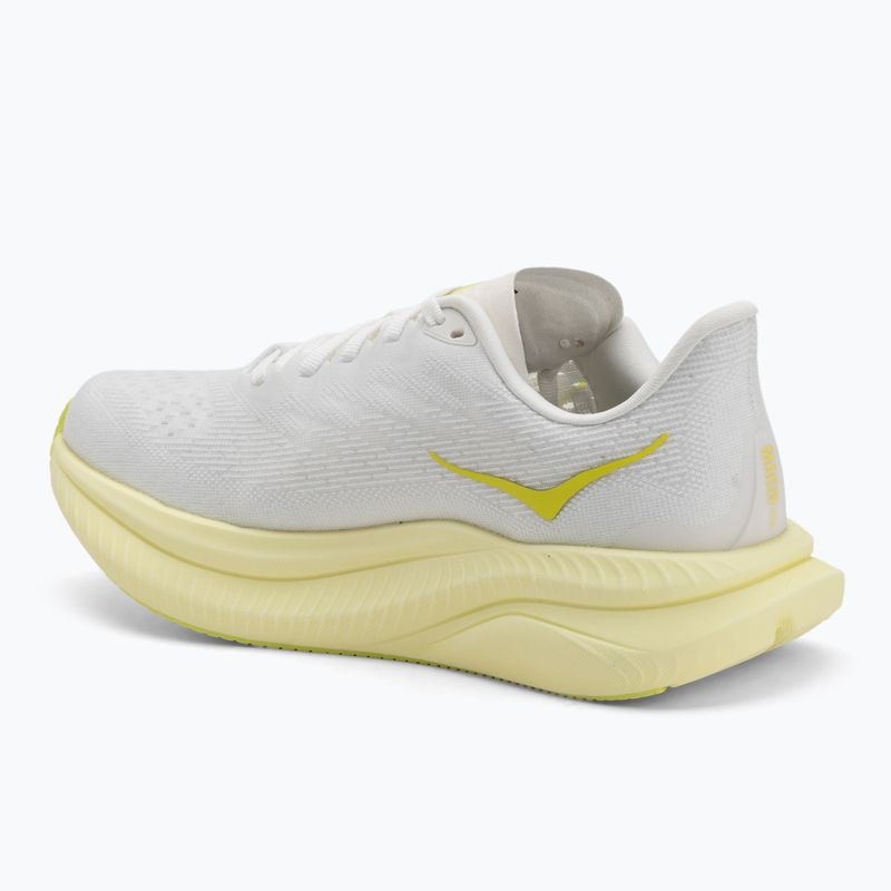 Damen Laufschuhe HOKA Mach 6 weiß/neon hoka citrus 3