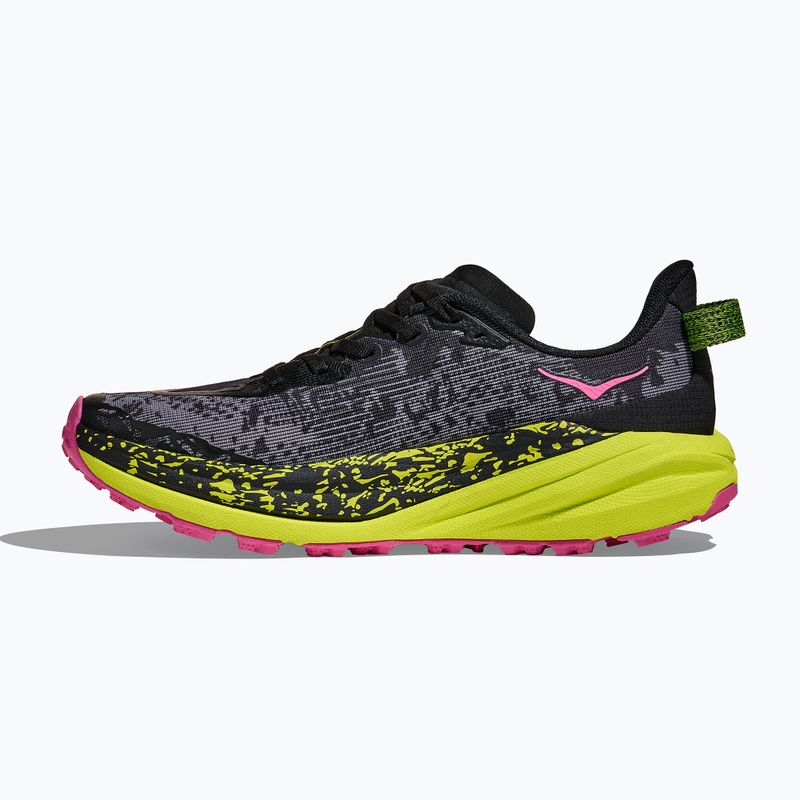 Damen-Laufschuhe HOKA Speedgoat 6 schwarz/neonrosa 3