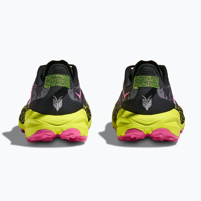 Damen-Laufschuhe HOKA Speedgoat 6 schwarz/neonrosa 6