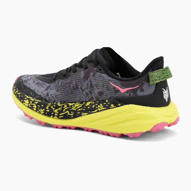 Damen-Laufschuhe HOKA Speedgoat 6 schwarz/neonrosa 3