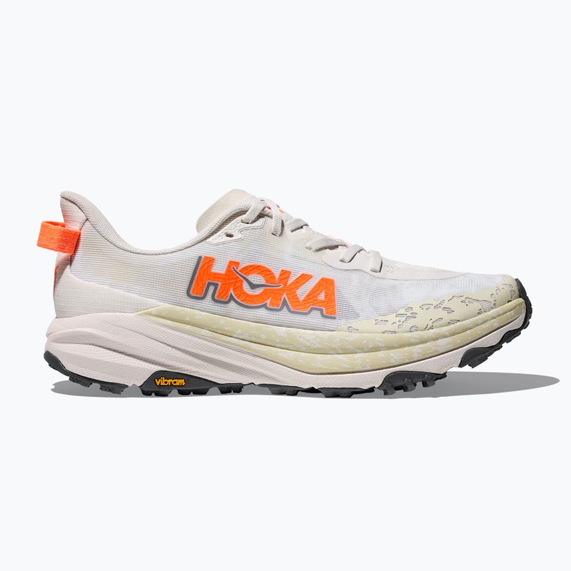 HOKA Speedgoat 6 Wide Herren Laufschuhe weiß/neonmandarine 2