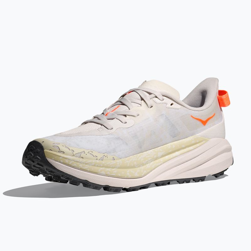 HOKA Speedgoat 6 Wide Herren Laufschuhe weiß/neonmandarine 4