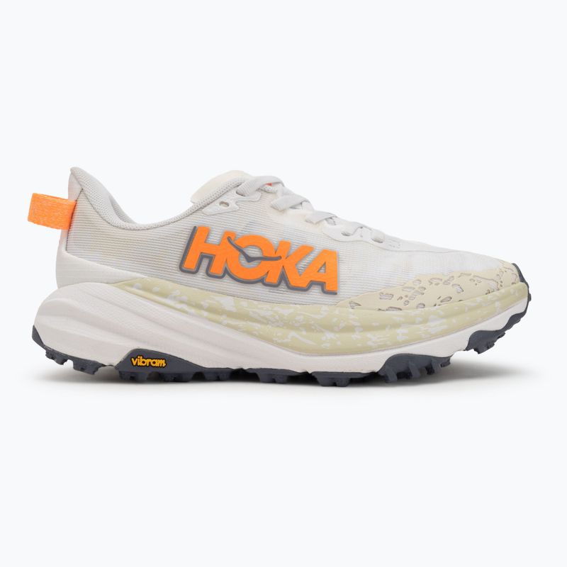 HOKA Speedgoat 6 Wide Herren Laufschuhe weiß/neonmandarine 2