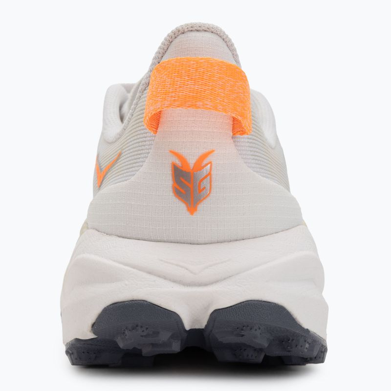 HOKA Speedgoat 6 Wide Herren Laufschuhe weiß/neonmandarine 6