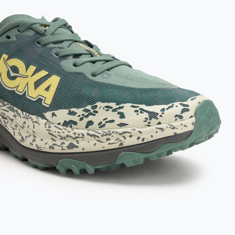 HOKA Speedgoat 6 Wide Herren Laufschuhe Farn/Asphaltgrau 7
