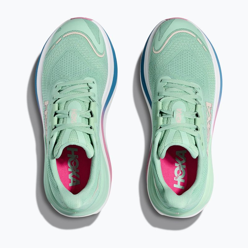 Damen-Laufschuhe HOKA Skyward X Jadeit/getrocknete Rose 15
