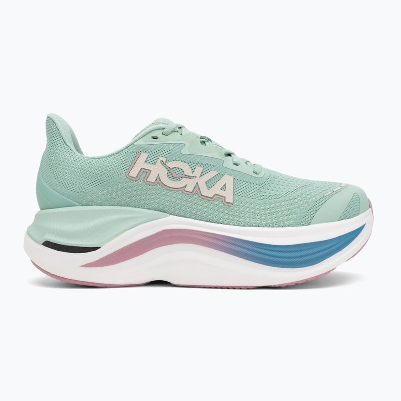 Damen-Laufschuhe HOKA Skyward X Jadeit/getrocknete Rose 2