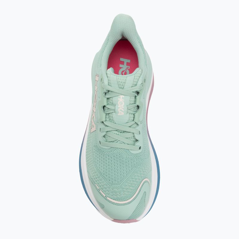 Damen-Laufschuhe HOKA Skyward X Jadeit/getrocknete Rose 5