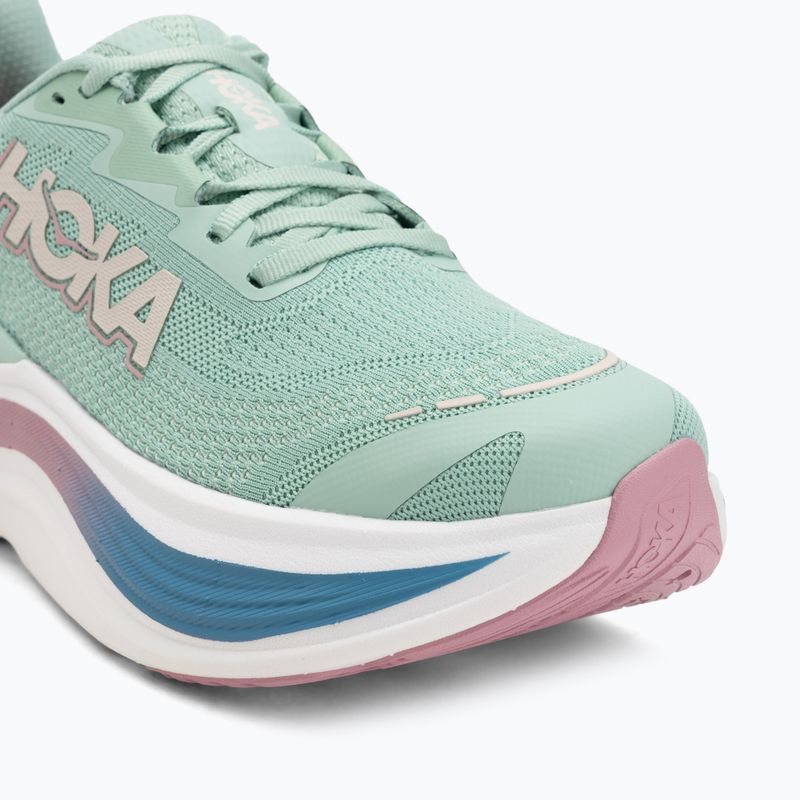 Damen-Laufschuhe HOKA Skyward X Jadeit/getrocknete Rose 7
