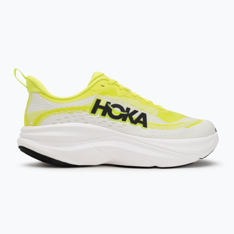 HOKA Skyflow Herren Laufschuhe neon hoka citrus/neon weiß 2