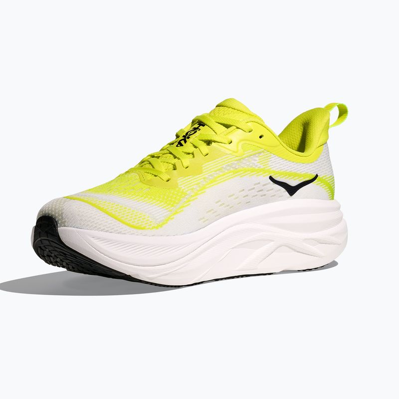 HOKA Skyflow Herren Laufschuhe neon hoka citrus/neon weiß 4