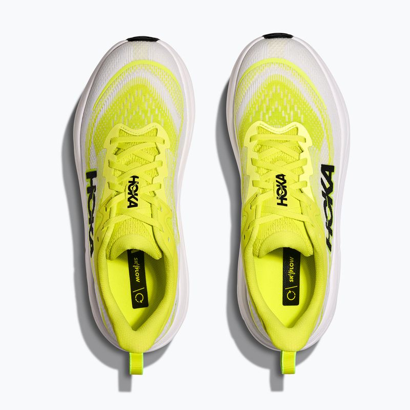 HOKA Skyflow Herren Laufschuhe neon hoka citrus/neon weiß 8