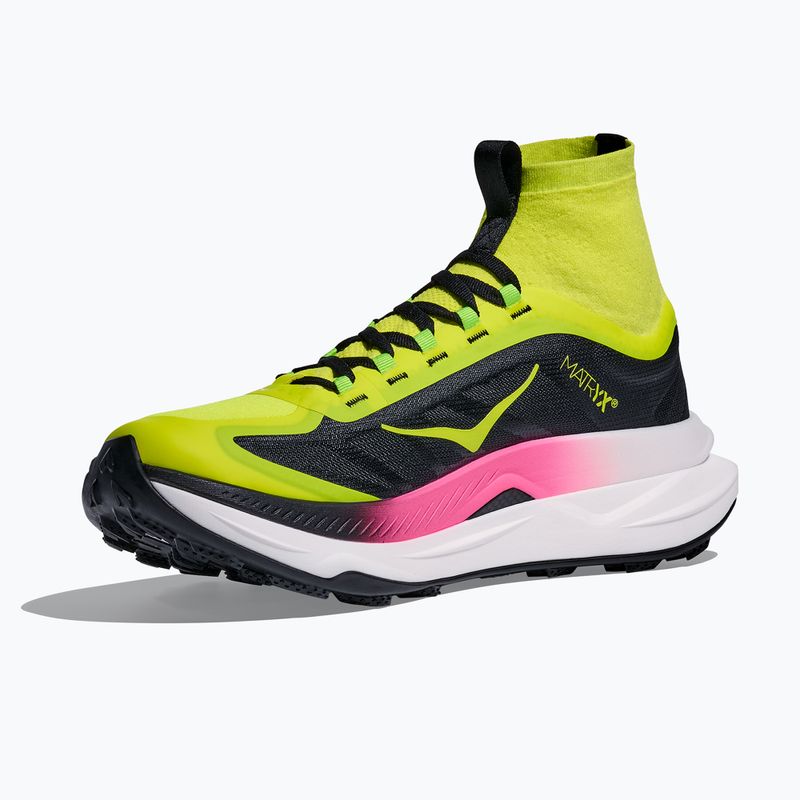 HOKA Tecton X 3 Herren Laufschuhe neon hoka citrus/schwarz 4