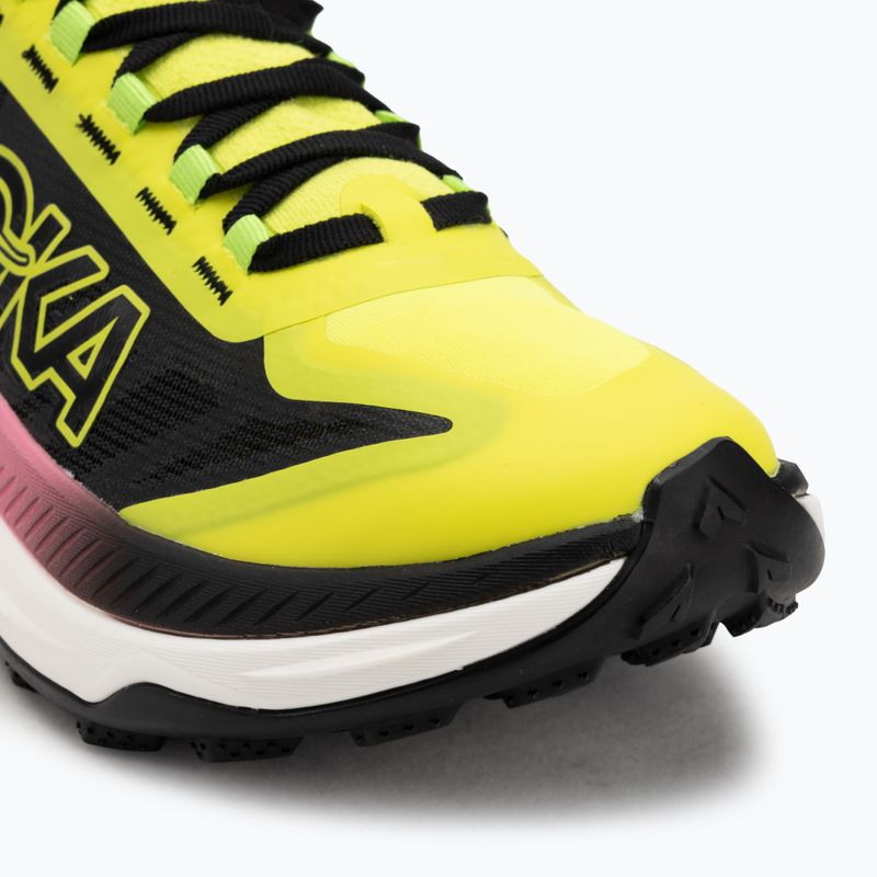 Damen-Laufschuhe HOKA Tecton X 3 neon hoka citrus/schwarz 7