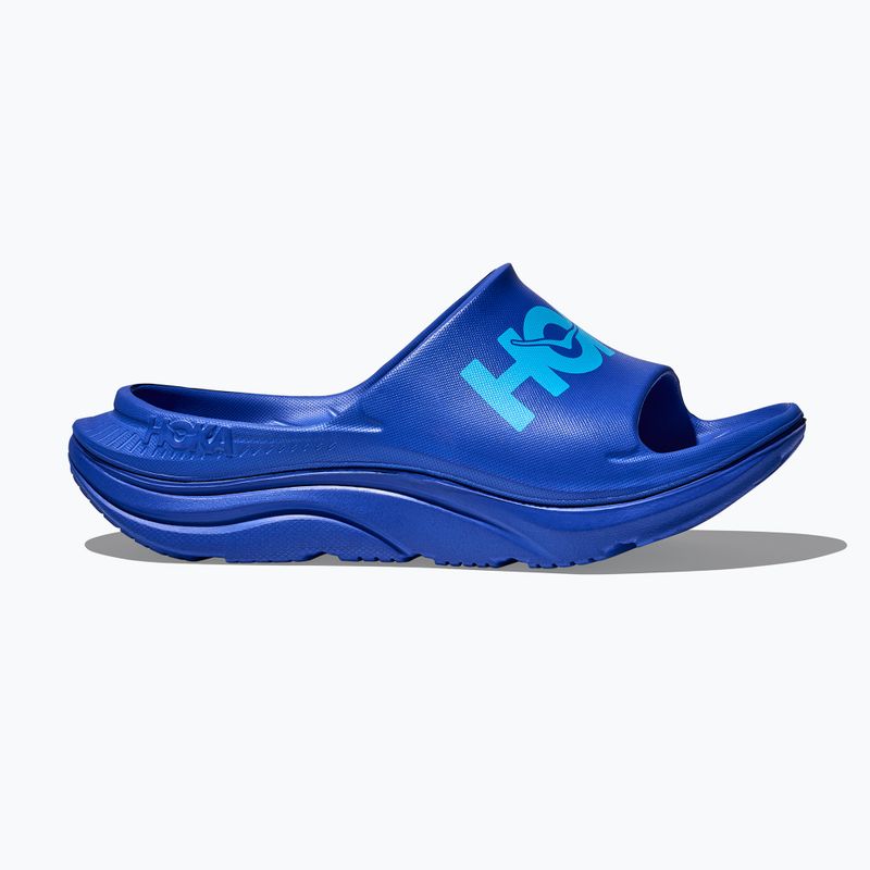 HOKA Ora Athletic Slide Pantoletten ultramarin/himmelblau 2