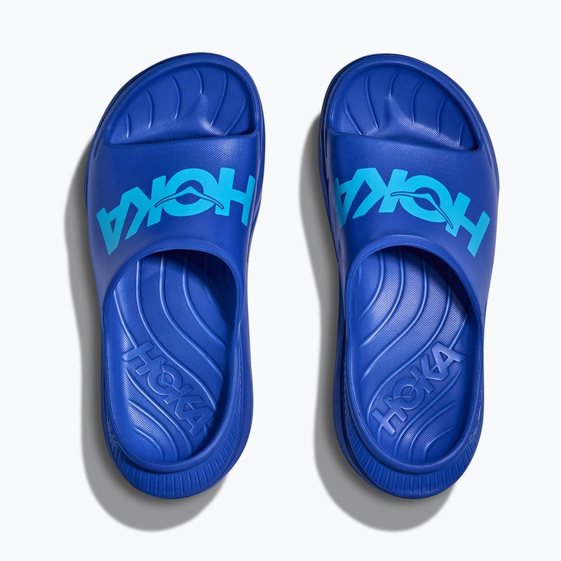 HOKA Ora Athletic Slide Pantoletten ultramarin/himmelblau 8