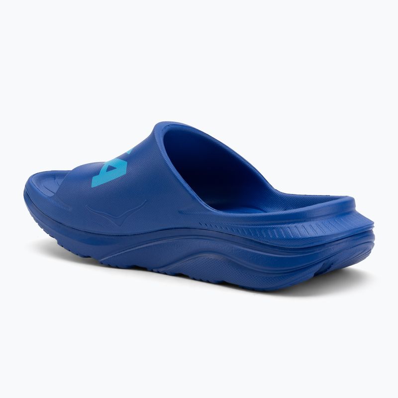 HOKA Ora Athletic Slide Pantoletten ultramarin/himmelblau 3