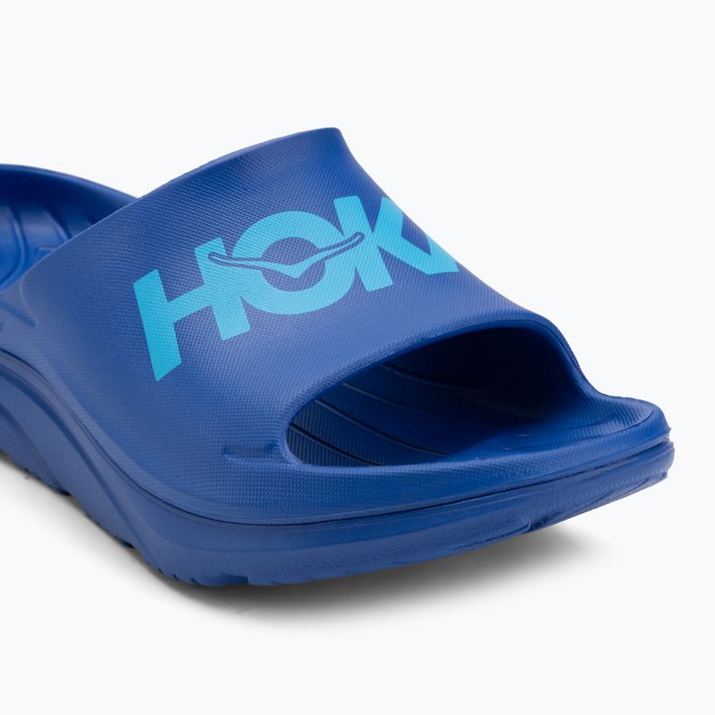 HOKA Ora Athletic Slide Pantoletten ultramarin/himmelblau 7