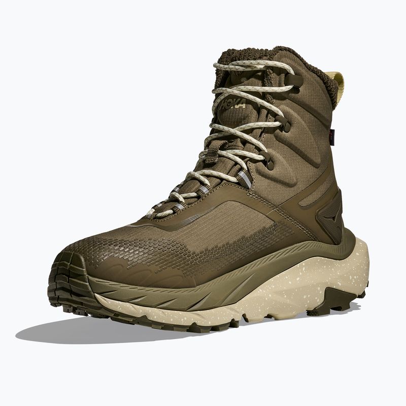 Herren-Trekking-Schuhe HOKA Kaha 2 Frost GTX antique olive/oyster mushroom 4