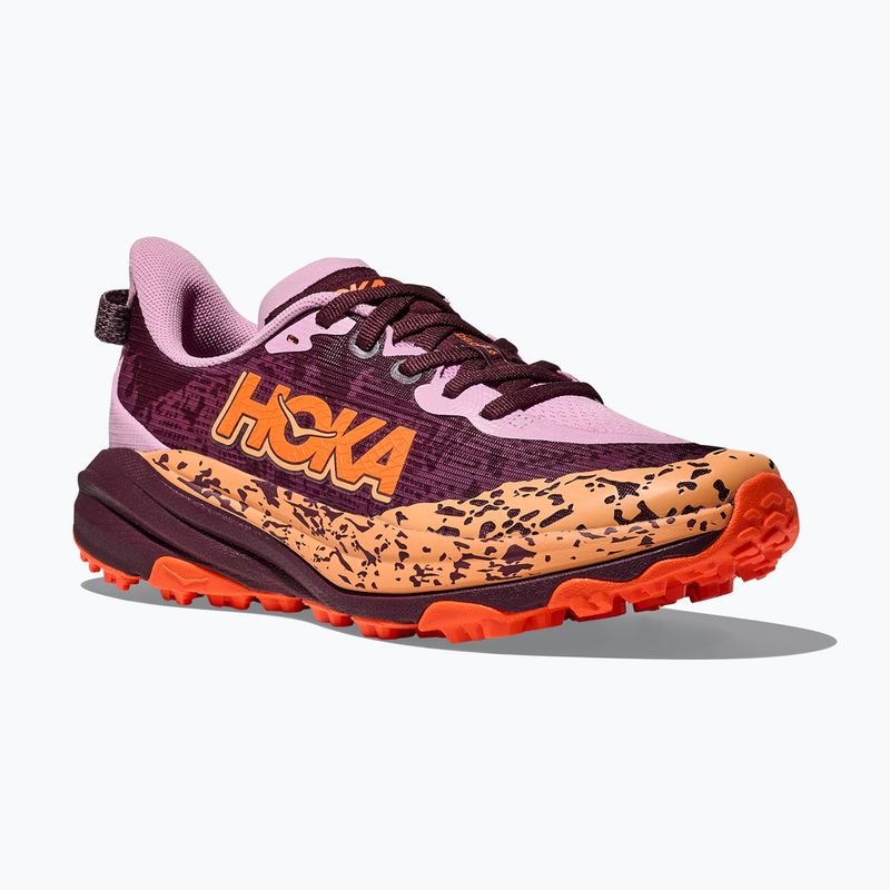 Kinder-Laufschuhe HOKA Speedgoat 6 flower nectar/neon tangerine