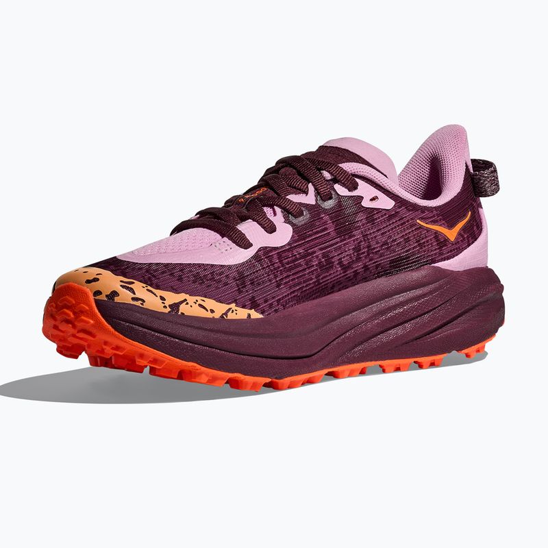 Kinder-Laufschuhe HOKA Speedgoat 6 flower nectar/neon tangerine 4