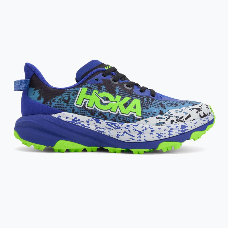Kinder-Laufschuhe HOKA Speedgoat 6 night sky/neon lime 2
