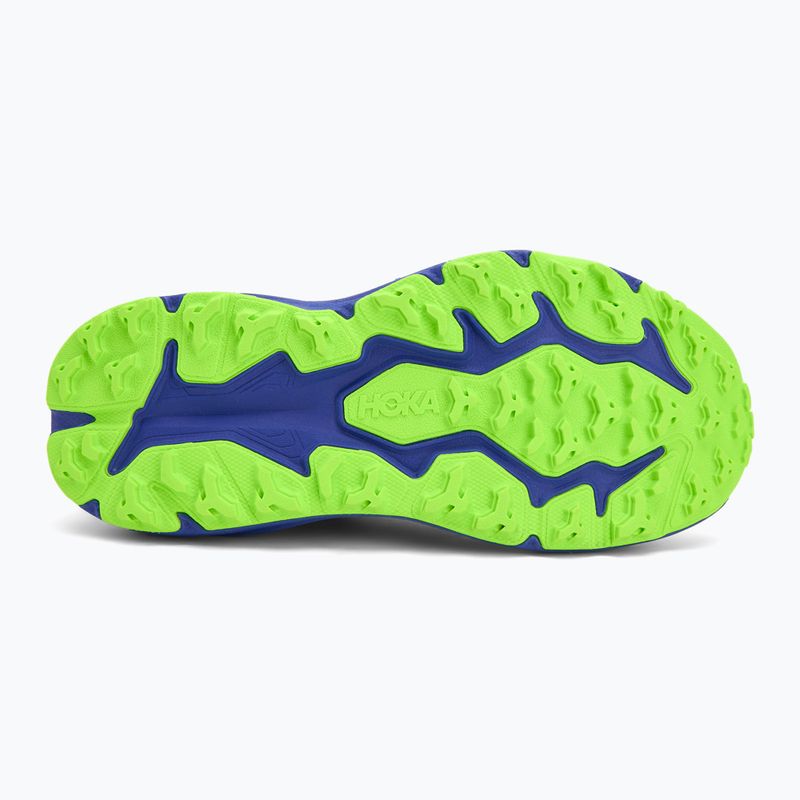 Kinder-Laufschuhe HOKA Speedgoat 6 night sky/neon lime 4