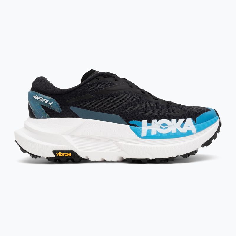 Herren-Laufschuhe Hoka Mafate X schwarz/skyward blau 2
