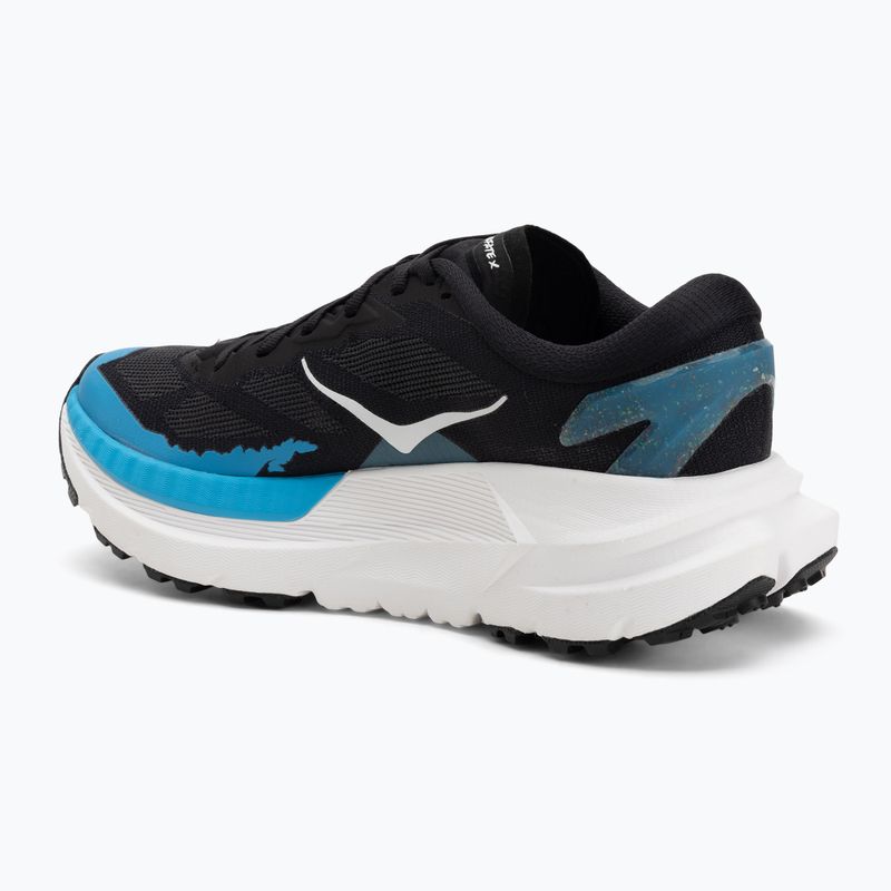 Herren-Laufschuhe Hoka Mafate X schwarz/skyward blau 3
