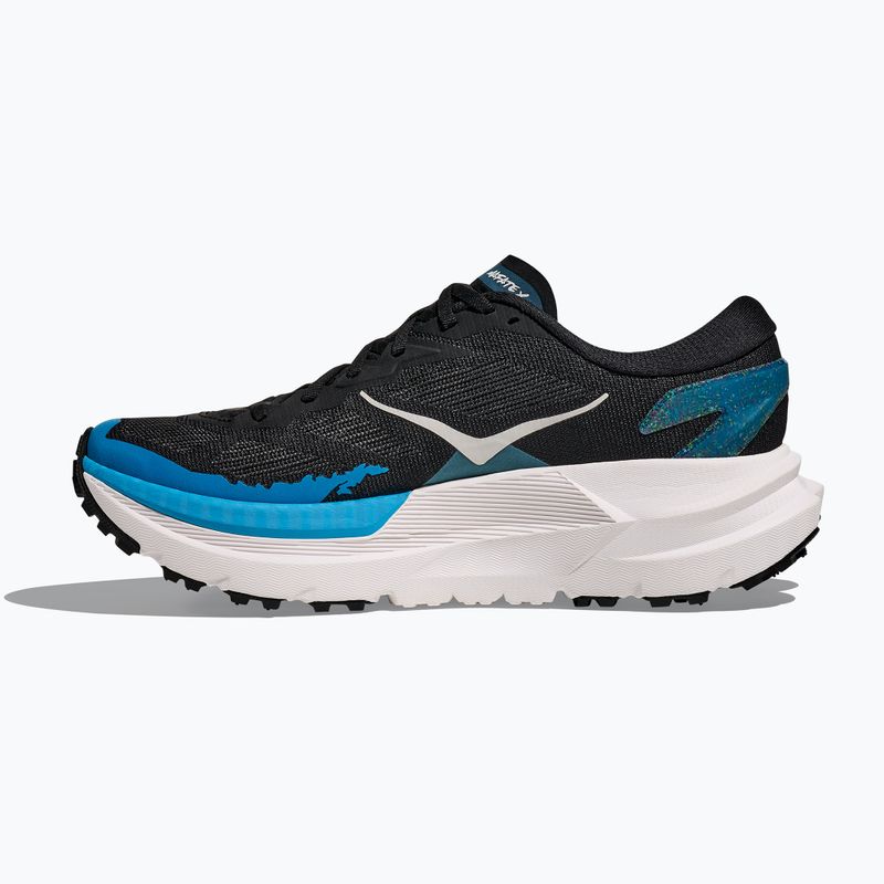 Herren-Laufschuhe Hoka Mafate X schwarz/skyward blau 3