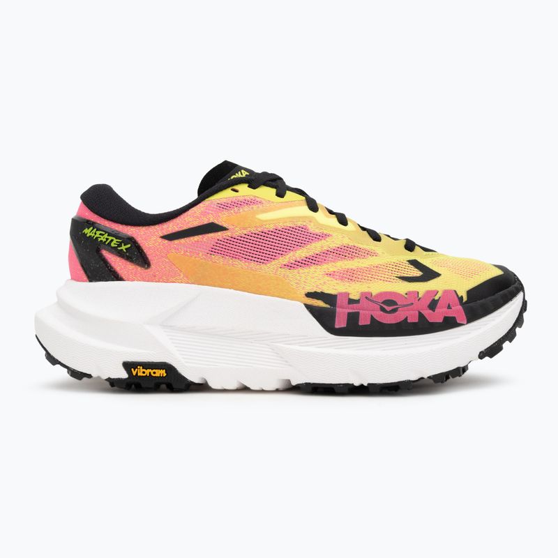Herren-Laufschuhe Hoka Mafate X neon hoka citrus/neon rose 2