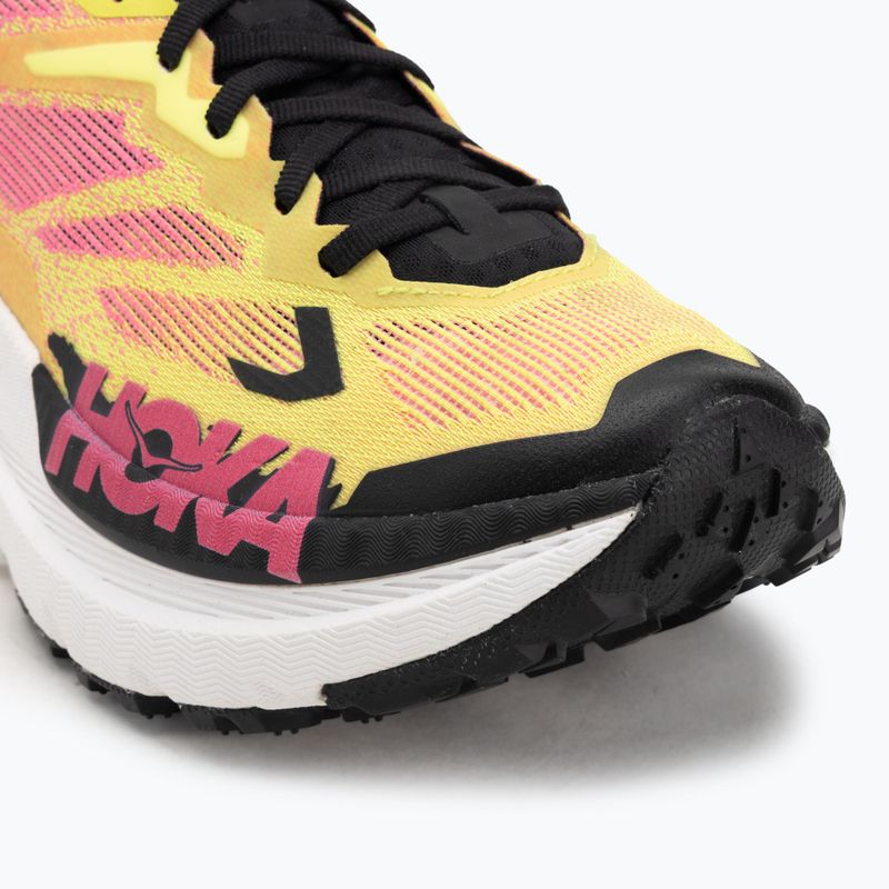 Herren-Laufschuhe Hoka Mafate X neon hoka citrus/neon rose 7