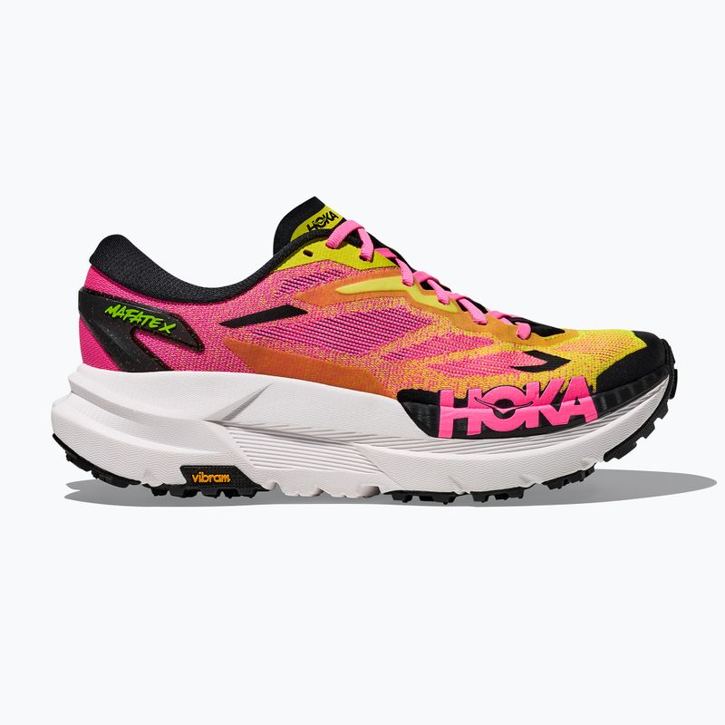 Herren-Laufschuhe Hoka Mafate X neon hoka citrus/neon rose 2