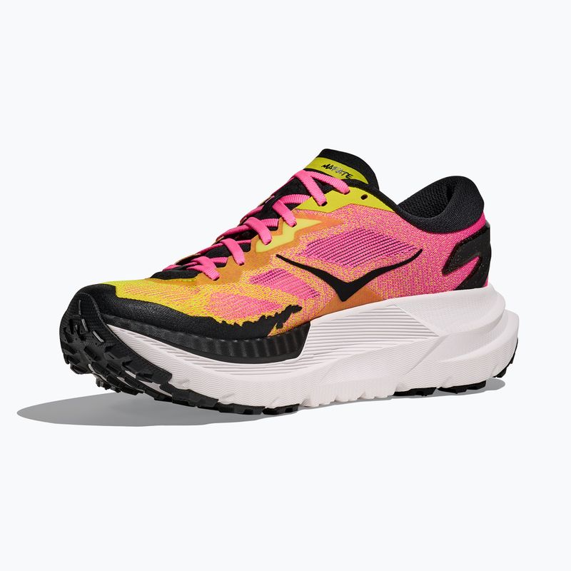 Herren-Laufschuhe Hoka Mafate X neon hoka citrus/neon rose 4
