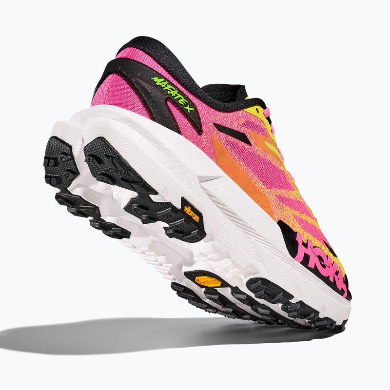 Herren-Laufschuhe Hoka Mafate X neon hoka citrus/neon rose 5