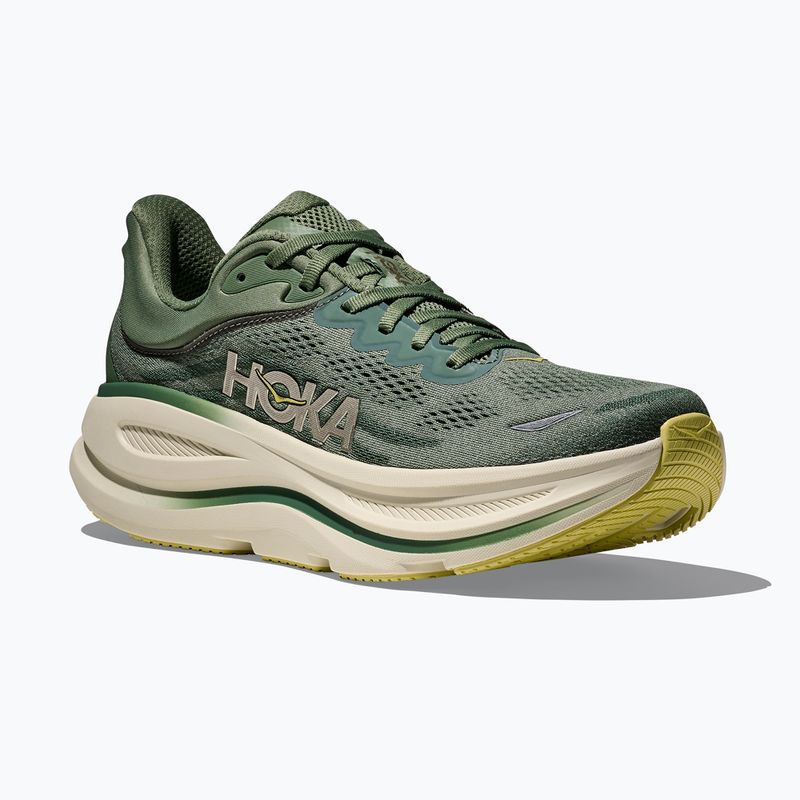 HOKA Bondi 9 Herren Laufschuhe Sukkulente/Farn