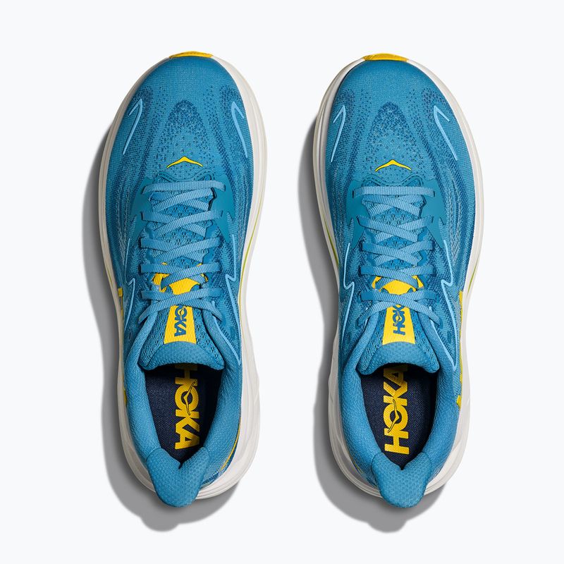 HOKA Clifton 10 Herren Laufschuhe alpine blue/foggy night 8