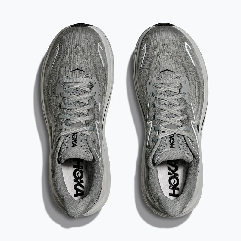 Herren-Laufschuhe Hoka Clifton 10 galactic grey/asteroid 8