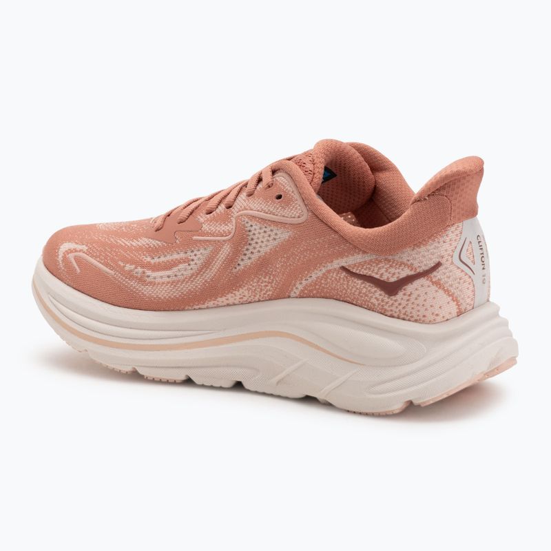 Damen-Laufschuhe HOKA Clifton 10 blush/rose latte 3