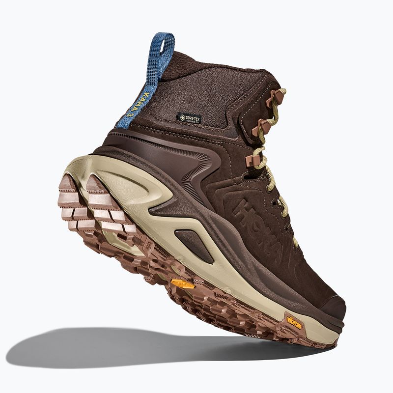 Herren-Trekking-Schuhe HOKA Kaha 3 GTX walnut/oyster mushroom 5