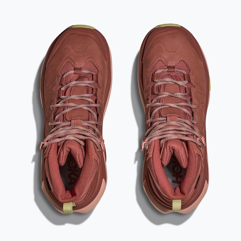 Damen-Trekking-Schuhe HOKA Kaha 3 GTX rouge/rose latte 15