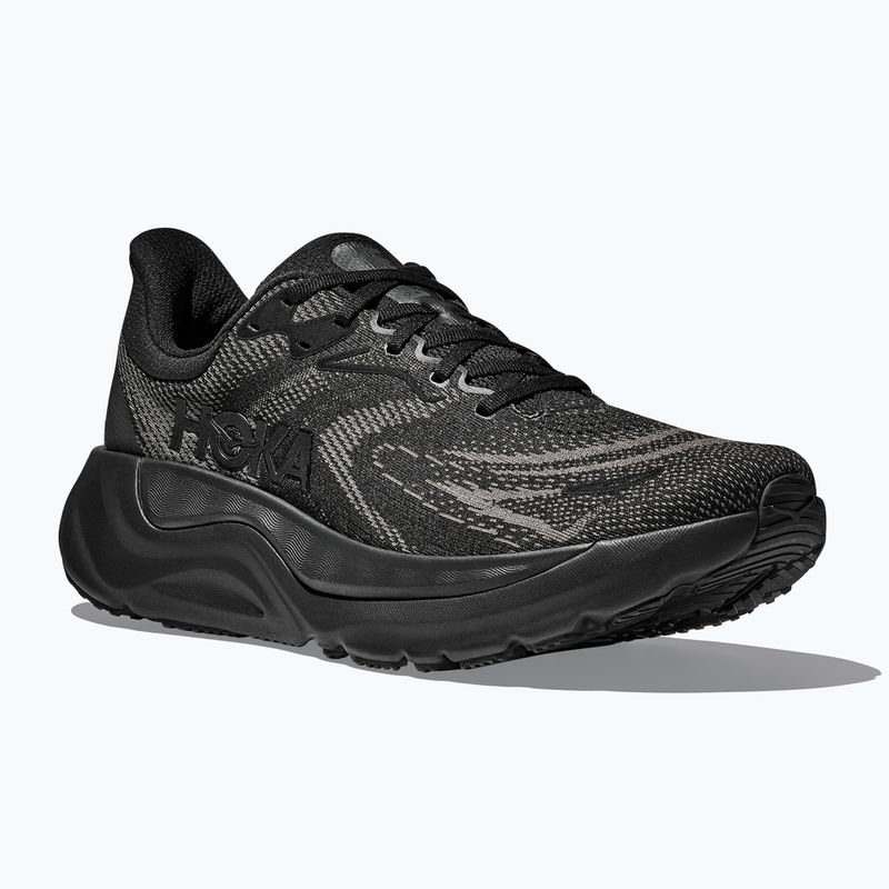 Herren Laufschuhe HOKA Arahi 8 Wide schwarz/schwarz