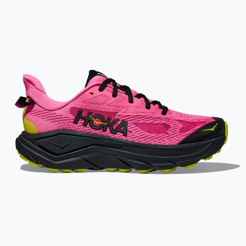 Damen-Laufschuhe HOKA Challenger 8 neon rose/schwarz 2