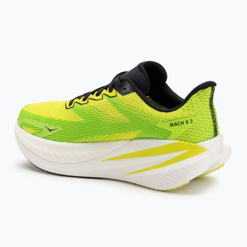 Herren-Laufschuhe Hoka Mach X 3 neon Hoka Citrus/neon Lime 3